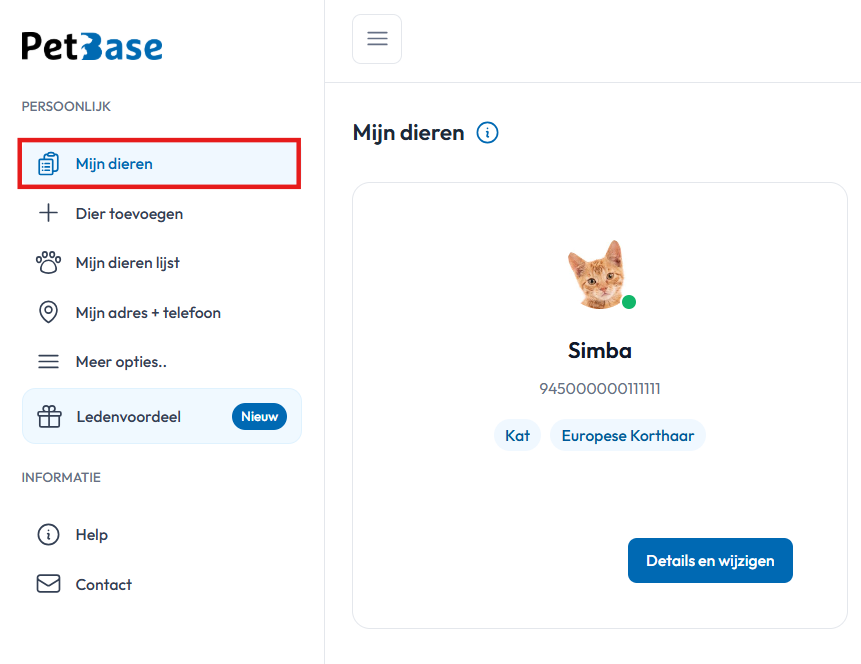Mijn dieren
