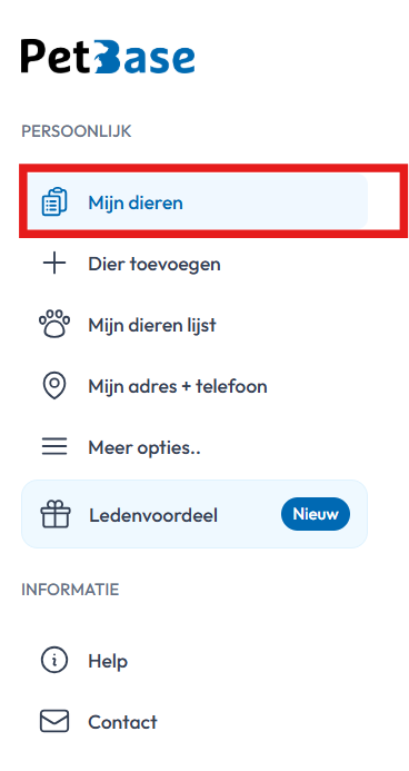 Mijn dieren