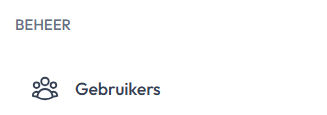 Gebruikers overzicht