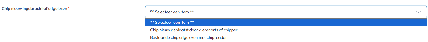 chip nieuw geplaatst of uitgelezen