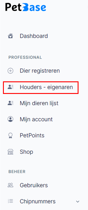 houders eigenaren