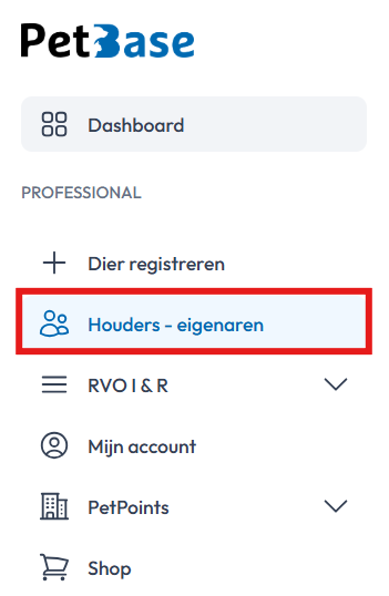 Houders eigenaren