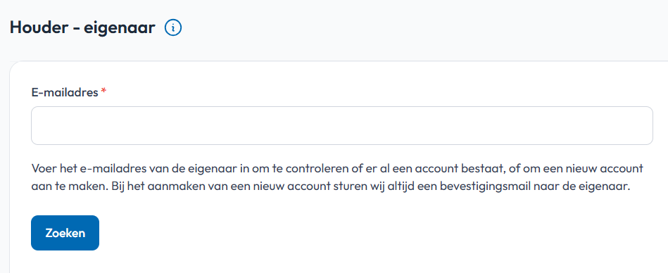 e-mailadres eigenaar opzoeken