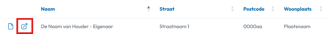 Registreer een nieuw dier