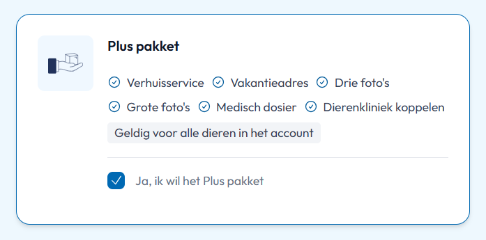 Pluspakket PetBase