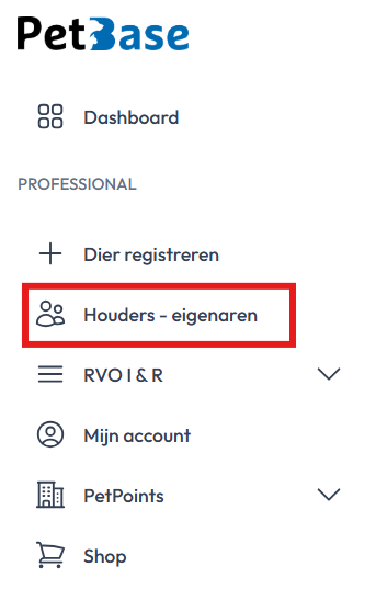 Houders eigenaren