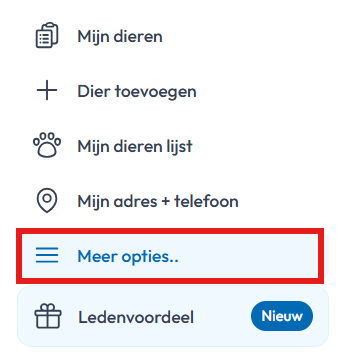 Meer opties