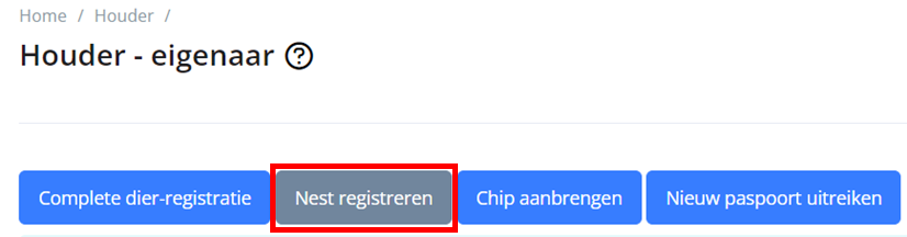 nest registreren