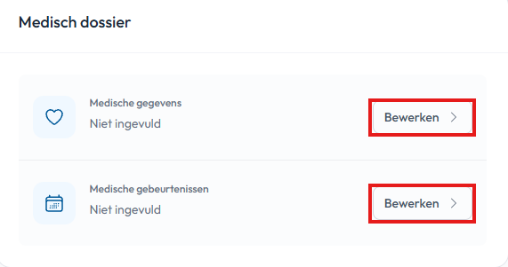 Medische gegevens