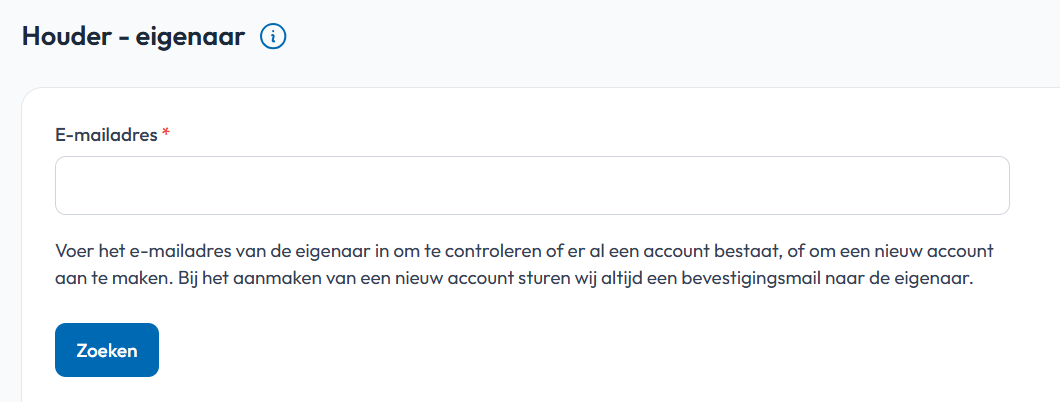 emailadres eigenaar