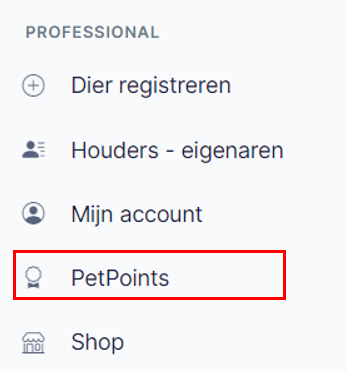 PetPoints bestellen