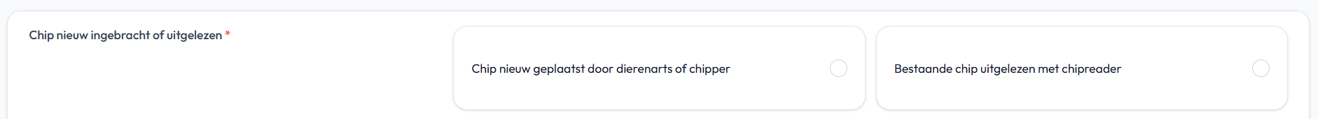 chip nieuw geplaatst of uitgelezen