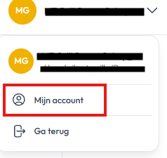 mijn account