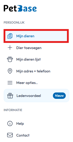 Mijn dieren
