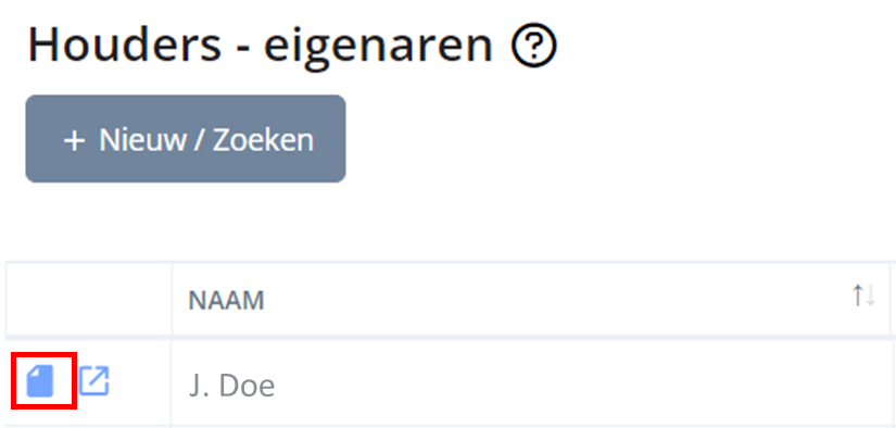 eigenaar opzoeken