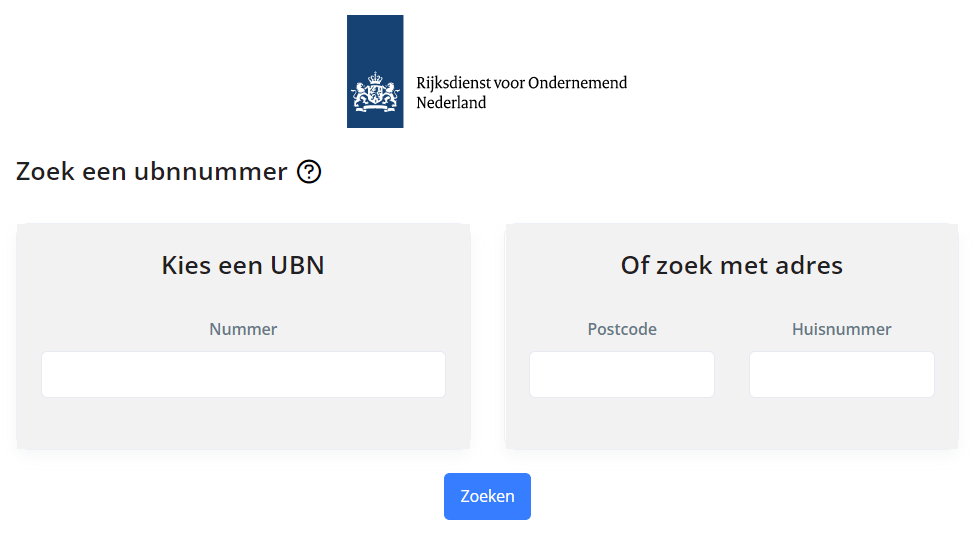 Zoeken naar UBN