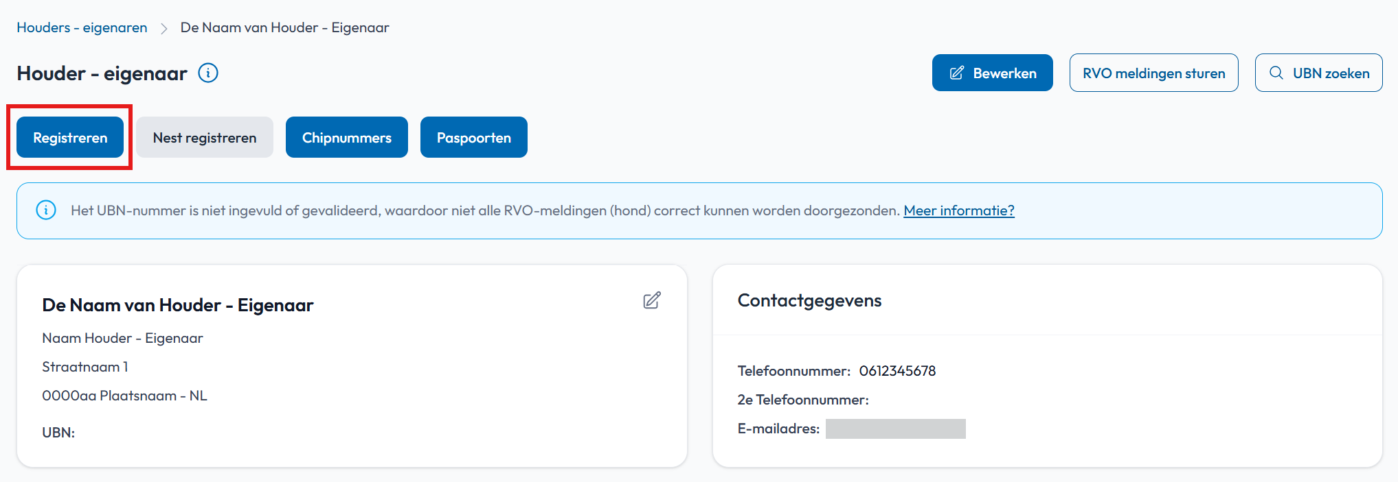 dier overzetten