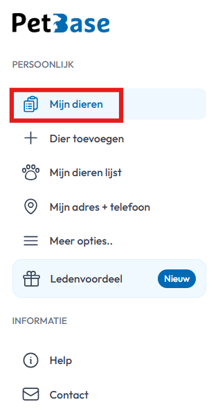 Mijn dieren