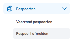 Paspoort afmelden PetBase