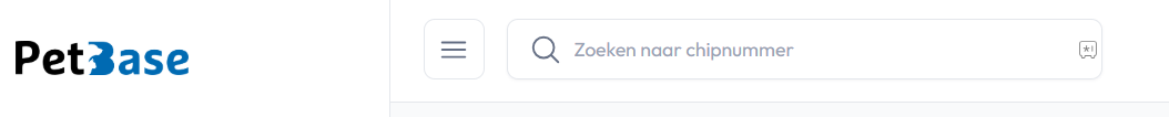 Zoeken naar chipnummer